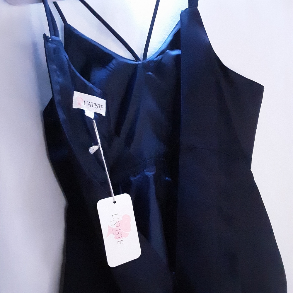 💎L'Atiste Ruffle Spaghetti Strap Romper - Picture 7 of 10
